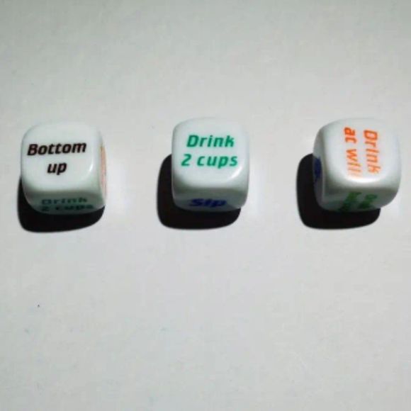 1 Piece Dice Drinking Game New In Package - Picture 6 of 6
